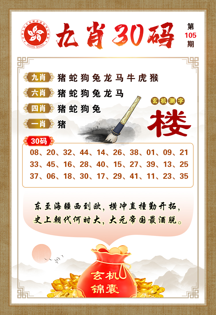 凤凰马经图